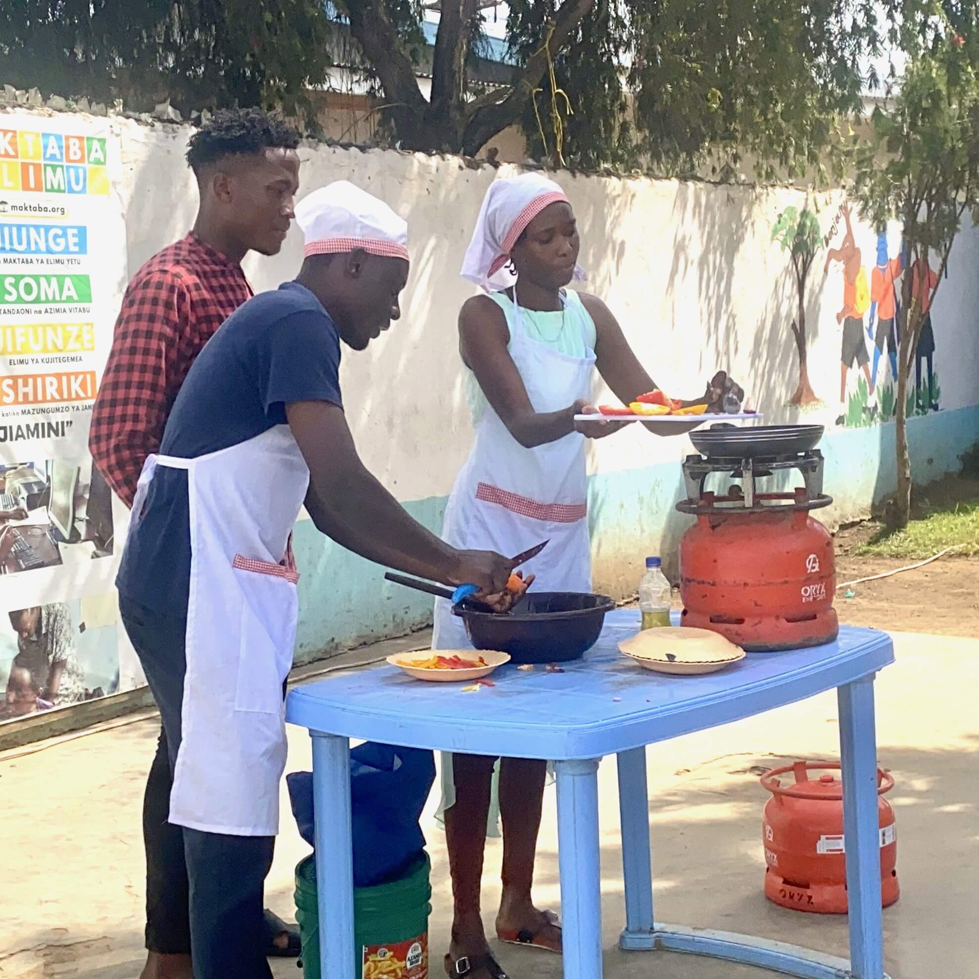 Hotel Cooking Class at Elimu yetu - Cooking demonstration